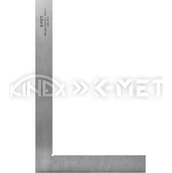 Úhloměr Kinex 4016 - Úhelník plochý 1000x500mm, tloušťka 5,0mm, přesnost IV, ČSN 255120