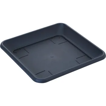 Podmiska Miska pod květináč 50x50cm QUATTRO antracit CZ