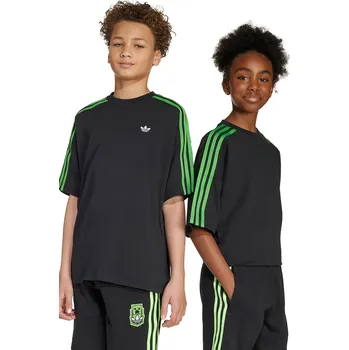 Dívčí tričko Bavlněné tričko adidas Originals JW7751 černá 99X, vel. 164