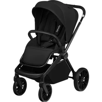 Kočárek Lionelo - Sportovní kočárek MIKA PLUS Black Onyx