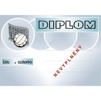 VIZINGR Volejbal diplom A4 č.19