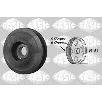 Kliková hřídel Řemenice, klikový hřídel SASIC 2156008