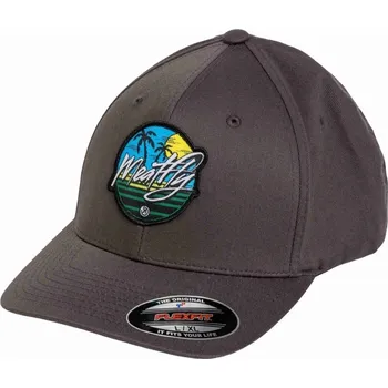 Kšiltovka Kšiltovka Meatfly Raptor Flexfit tmavě šedá L/XL