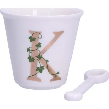 LA PORCELLANA BIANCA Unico K 75 ml - porcelánový espresso šálek s lžičkou