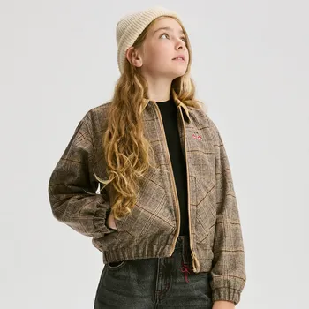 Dívčí oblečení Reserved - Bunda s příměsí vlny - béžová - 237EX-80X - 237EX-80X-U13