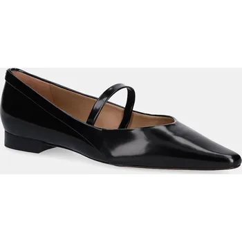 Dámské baleríny Kožené baleríny BOSS Charlize černá barva, 50553005 50553005.001 99X, EUR 37