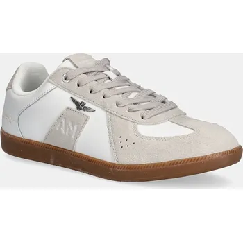 Pánské tenisky Kožené tenisky Aeronautica Militare SNEAKERS pánské, bílá barva, 252SC0315UPL00244 252SC0315UPL00244.73062 00X, EUR 46