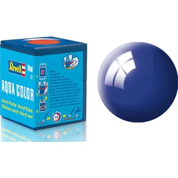 Modelářská barva Barva Revell akrylová lesklá ultramarínová modrá (ultramarine-blue gloss) 18 ml Barva Revell akrylová lesklá ultramarínová modrá (ultramarine-blue gloss)