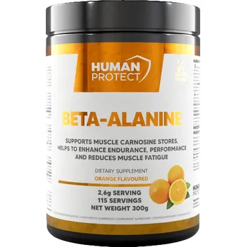 Anabolizér Human Protect Beta Alanine, Pomeranč, 300 g