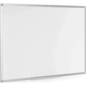 Bílá magnetická tabule Ayda keramická 90x60, ALU rám