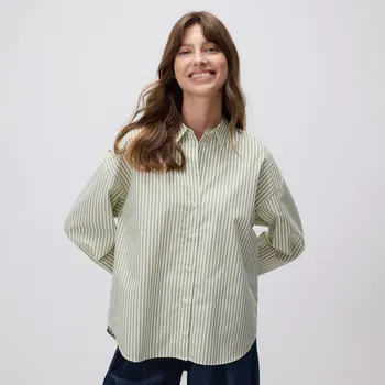 Pánská košile Reserved - Proužkovaná košile - světle zelená - 564EH-70X - 564EH-70X-XXL