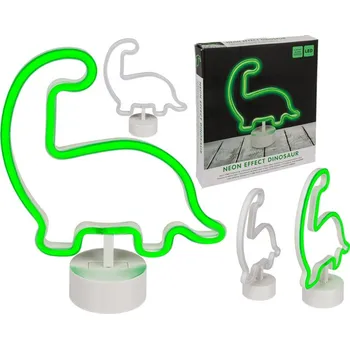Dekorace do dětského pokoje Neonové světlo - dinosaurus