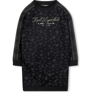 Dámské šaty Dívčí šaty Karl Lagerfeld Z30619.156.162 černá 99X, vel. 156