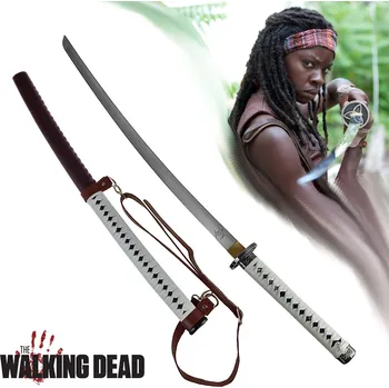 Sběratelství Michonne's Katana "THE WALKING DEAD" se zádovým přehozem!