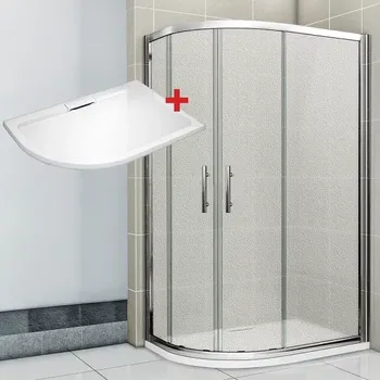 NATALI HARD 120x90 Grape Pravý Sprchový kout asymetrický