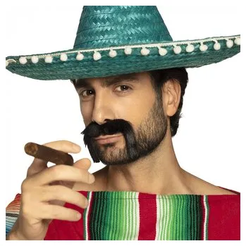 Karnevalový doplněk Boland&nbsp;Knír mexický černý