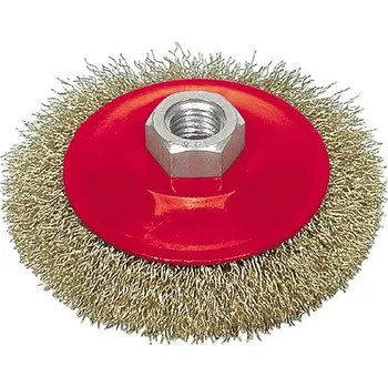 Vorel kartáč kotoučový vlnitý drát 100 mm TO-06972