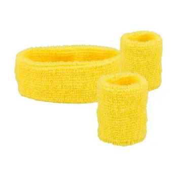 Karnevalový doplněk Boland&nbsp;Sada žlutých potítek