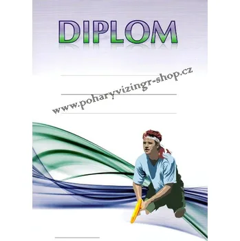 VIZINGR Tenis diplom A4 č.68