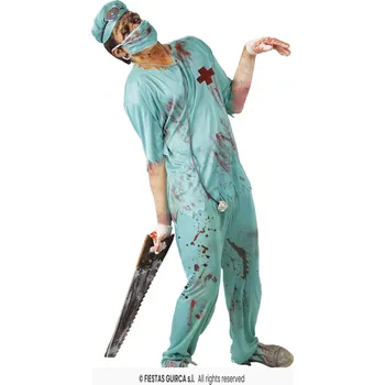 Karnevalový kostým Pánský kostým zombie chirurg L