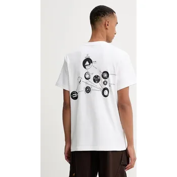 Pánské tričko Bavlněné tričko G-Star Trims back pánské, bílá barva, D27721-D976 D27721.D976 00X, vel. XXL