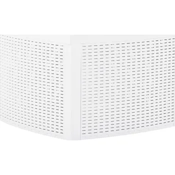 Zahradní stůl OMAXI Odkládací stolek bílý 54 x 54 x 36,5 cm plast 859576