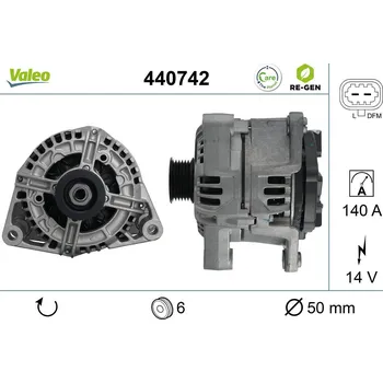Autoelektrika generátor VALEO 440742