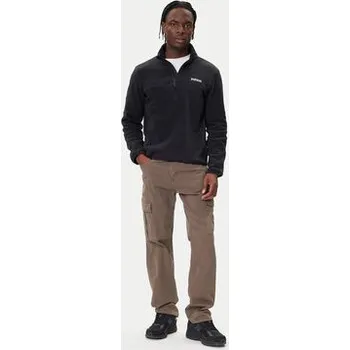 Pánská mikina Napapijri Fleecová mikina T-Dergana NP0A88UZ Černá Regular Fit M
