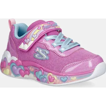 Chlapecké tenisky Dětské tenisky Skechers ETERNAL HEART LIGHTS - TON OF 302697N růžová 43X, EUR 25