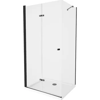 Sprchové dveře MEXEN/S - Lima sprchový kout 80x70, transparent, černá + bílá vanička se sifonem 856-080-070-70-00-4010B