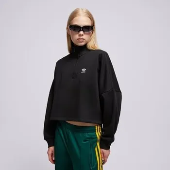 Pánská mikina Adidas Mikina Rozepínací Ess Half Zip Fl Černá 34