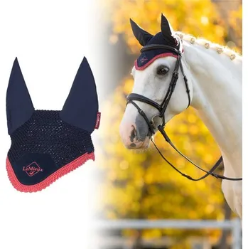 Vybavení pro koně Čabraka na uši LeMieux Classic navy/cranberry Kolekce 2025/26