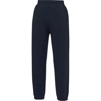 Chlapecké kalhoty Just Hoods Volné dětské tepláky s manžetami a fleecem uvnitř Barva: modrá námořní, Velikost: 7-8 let JH072K