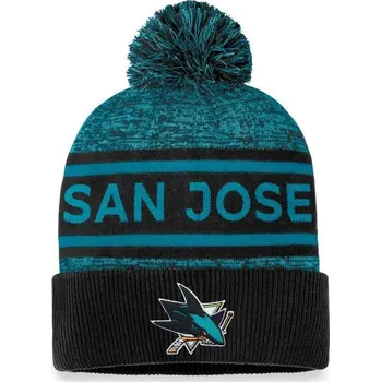 Čepice Fanatics Kulich San Jose Sharks 23 Authentic Pro Rink Heathered Cuffed Pom