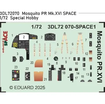 Eduard 1/72 Mosquito PR Mk.XVI SPACE (SPECIAL HOBBY)