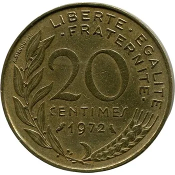 FRANCIE. 20 centimes 1972.