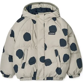 Chlapecká bunda Bunda Liewood Adelina Jacket šedá barva, LW20192 LW20192.9BYA 09X, vel. 110