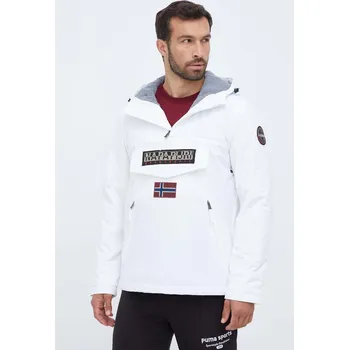 Pánská softshellová bunda Bunda Napapijri NP0A4GMD0021 bílá 00X, vel. S