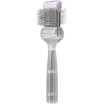 Péče o srst a drápky Kartáč ActiVet Diamond Daily Care fialové třpytky Velikost: malý