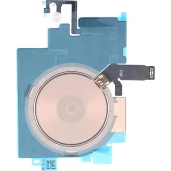 Náhradní cívka k bezdrátovému nabíjení s NFC čipem, bleskem a mikrofonem pro iPhone 16 Plus - černá