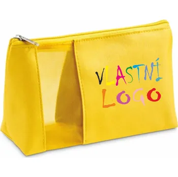 Kosmetická taška ON-DESIGN Kosmetická taška z mikrovlákna a síťoviny ANNIE s vlastním potiskem