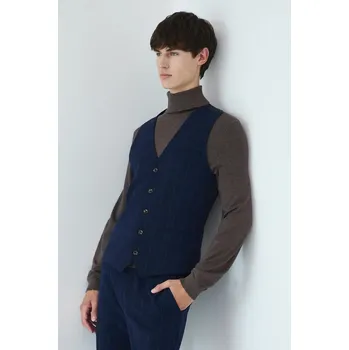 Pánská vesta Vesta Medicine pánská, tmavomodrá barva RW25-KZM523 59A, vel. S