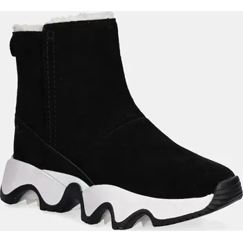Dámská obuv Semišové sněhule Sorel KINETIC IMPACT SHORT BOOT 2111921010 černá 99X, EUR 39
