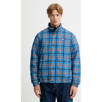 Dámská bunda Oboustranná bunda Tommy Jeans DM0DM22064 modrá 50X, vel. XL