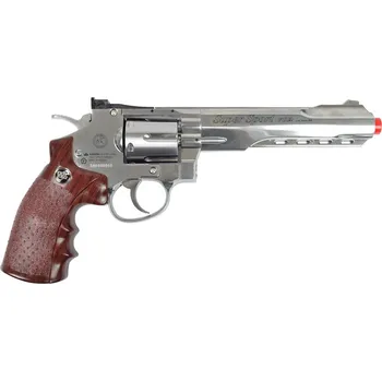 Airsoftová zbraň Revolver Super sport 6" (GNB) CO2 (stříbrný) - Win Gun