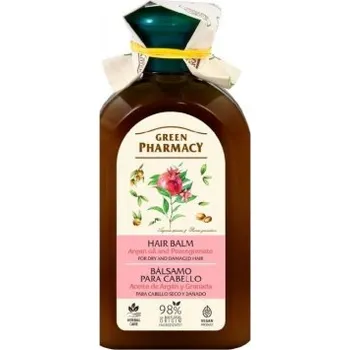 Šampon GREEN PHARMACY: Šampon na suché vlasy „Argánový olej a granátové jablko“ 350ml K037