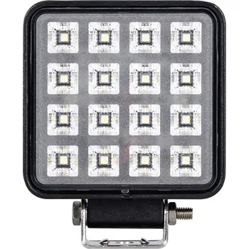 Pracovní světlo LED světlo (s vypínačem) na pracovní stroje 10-30V, 16x1W, ECE R10