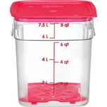 Nádoba na potraviny CamSquares Fresh Pro , Cambro, 7,6L, Průhledná, 229x229x(H)243mm