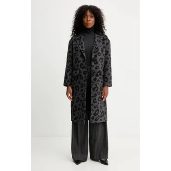 Dámský kabát Kabát s vlnou Silvian Heach JUAN GPA25015CP šedá 90X, vel. 34