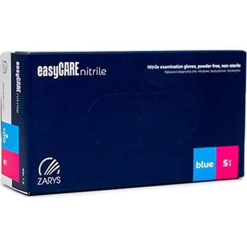 Vyšetřovací rukavice Zarys nitrilové rukavice bez pudru (100 ks) modré S